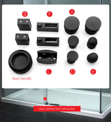 تحمل حمولة عالية 60 كجم نظام زجاجي واحد مدرج مع زجاج آمن سميك 10-12 ملم