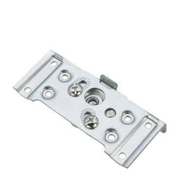 تركيبات عجلات بكرة الباب القابلة للطي من الحديد والنايلون لأبواب خزانة الملابس المنزلقة 8.5 سم * 11 سم