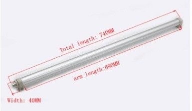 مُغلق باب منزلق هيدروليكي شديد التحمل بلمسة نهائية فضية لإغلاق سلس وهادئ