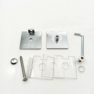 مشابك دش من الكروم النحاسي الكندي من الحائط إلى الزجاج لعرض الباب 600-800 ملم منتج رائج