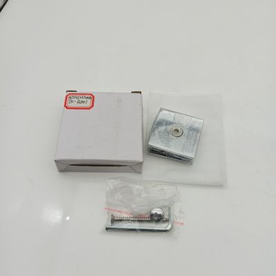 مشابك دش من الكروم النحاسي الكندي من الحائط إلى الزجاج لعرض الباب 600-800 ملم منتج رائج