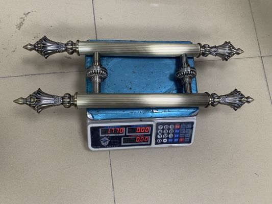 مقبض الباب الأوروبي من النحاس 201 الأنابيب والزنك