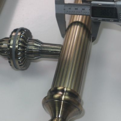 مقبض الباب الأوروبي من النحاس 201 الأنابيب والزنك