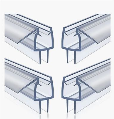 الشريط الواضح PVC حمام الختم ل 3/8 بوصة عبارة عن باب دش زجاجي بدون إطار 2000MM الطول