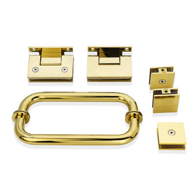 ملء النيكل الممشط من الفولاذ المقاوم للصدأ الحاجز الاستحمام والزجاج عقدة مجموعة للباب الزجاجي