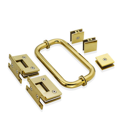 ملء النيكل الممشط من الفولاذ المقاوم للصدأ الحاجز الاستحمام والزجاج عقدة مجموعة للباب الزجاجي