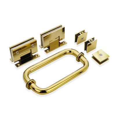 90 درجة الزجاج المفصل التصميم الحديث للأسطول المقاوم للصدأ باب الاستحمام