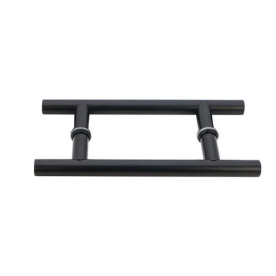 مقبض سحب خزانة ملابس حديث من الفولاذ المقاوم للصدأ بدرجة تجارية 304 مع لمسة نهائية سوداء غير لامعة