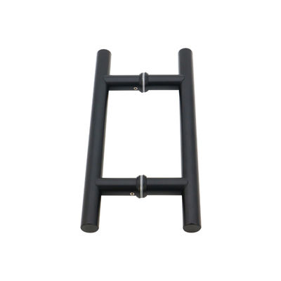 مقبض سحب خزانة ملابس حديث من الفولاذ المقاوم للصدأ بدرجة تجارية 304 مع لمسة نهائية سوداء غير لامعة