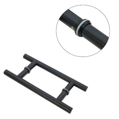 مقبض سحب خزانة ملابس حديث من الفولاذ المقاوم للصدأ بدرجة تجارية 304 مع لمسة نهائية سوداء غير لامعة