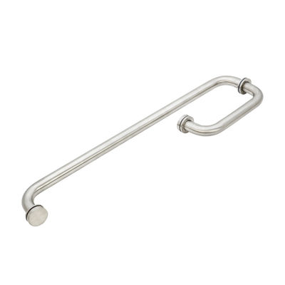 فندق فضي دش الضميمة غرفة باب زجاجي من الخلف إلى الخلف منشفة بار مقبض سحب