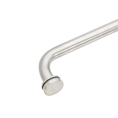 فندق فضي دش الضميمة غرفة باب زجاجي من الخلف إلى الخلف منشفة بار مقبض سحب