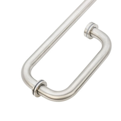 فندق فضي دش الضميمة غرفة باب زجاجي من الخلف إلى الخلف منشفة بار مقبض سحب