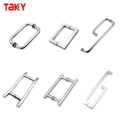 فندق فضي دش الضميمة غرفة باب زجاجي من الخلف إلى الخلف منشفة بار مقبض سحب