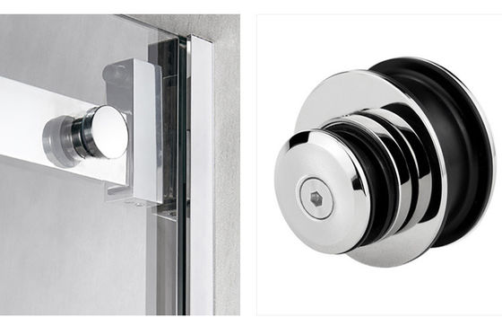 حمام يدوي طائرات الظهر أعلى حمام حمام غرفة نظام انزلاق للزجاج الباب بدون إطار