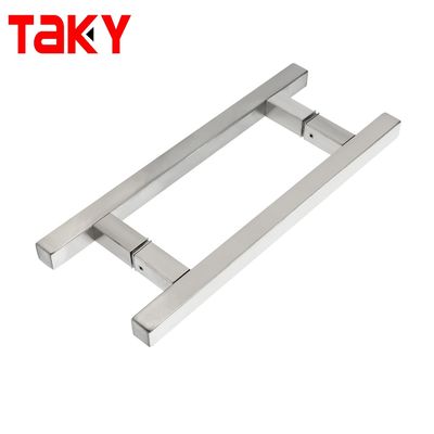 تصميم عصري أسلوب الفولاذ المقاوم للصدأ المنزلق دش باب زجاجي سحب المقبض للمستشفى