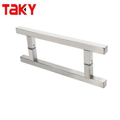 تصميم عصري أسلوب الفولاذ المقاوم للصدأ المنزلق دش باب زجاجي سحب المقبض للمستشفى