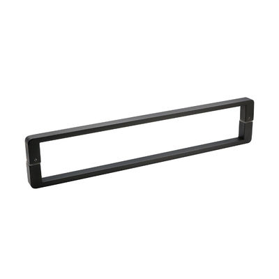 مقبض باب غرفة الاستحمام من الفولاذ المقاوم للصدأ الفضي عصري وعملي للأبواب الحديثة