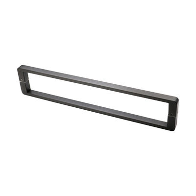 مقبض باب غرفة الاستحمام من الفولاذ المقاوم للصدأ الفضي عصري وعملي للأبواب الحديثة