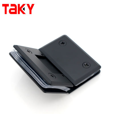 أجهزة الباب الزجاجي قابلة للتعديل 135 درجة الزجاج إلى الزجاج حافة منحنية المرحاض الباب المفصل