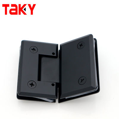 أجهزة الباب الزجاجي قابلة للتعديل 135 درجة الزجاج إلى الزجاج حافة منحنية المرحاض الباب المفصل