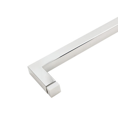 مقبض سحب باب زجاجي واحد من الفولاذ المقاوم للصدأ عصري للأبواب