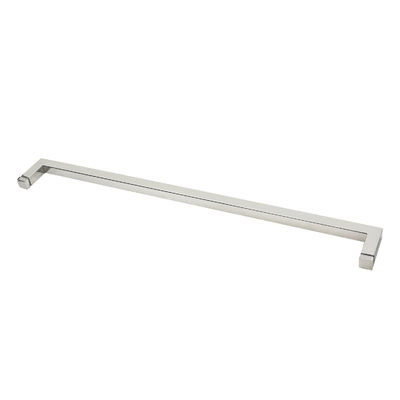 مقبض سحب باب زجاجي واحد من الفولاذ المقاوم للصدأ عصري للأبواب