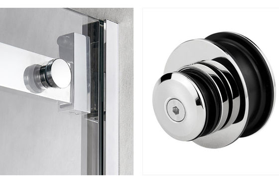 مقاومة عالية للتآكل حظيرة الباب ومجموعة الأجهزة مع 8-12 سمك زجاج آمن