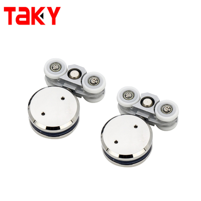 عجلة الباب المنزلق الزجاجي الثقيل 50kg + سعة الحمل