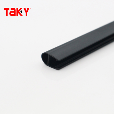 شريط مانع للتسرب لباب الدش من مادة PVC الشفافة، مقاوم للماء، 10 مم