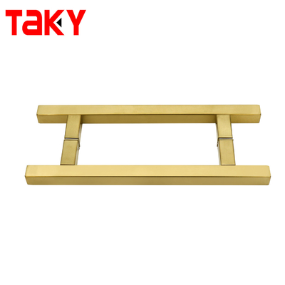 H Shape Stainless Steel Main Door Handles Long Golden Door Pull Handle