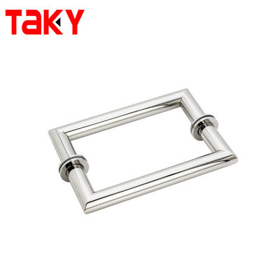 البيع الساخن مصنعة مخصصة مخصصة الفولاذ المقاوم للصدأ الزجاجية سحب الباب دش مقبض دش