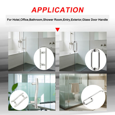 Good Stainless Steel Shower Glass Door Pull Handle 11 Inch Puxadores Para Porta De Vidros