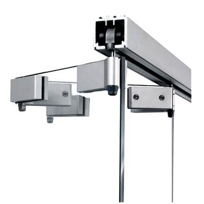 سعر جيد أدوات الأجهزة الزجاجية المنزلقة من الفولاذ المقاوم للصدأ للزجاج بدون إطار الانترنت