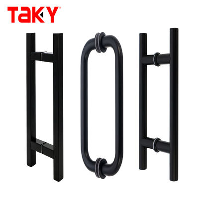 سعر جيد مقبض باب زجاجي للدش من الفولاذ المقاوم للصدأ مربع فضي بتصميم عصري الانترنت