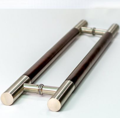 سعر جيد تصميم حديث مقبض باب زجاج مقسى مع ستانلس ستيل وتشطيب رملي الانترنت