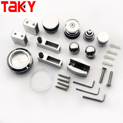 سعر جيد طقم أجهزة باب زجاجي منزلق بلمسة نهائية عاكسة لمرآة لباب حظيرة الدش Puerta de Ducha الانترنت