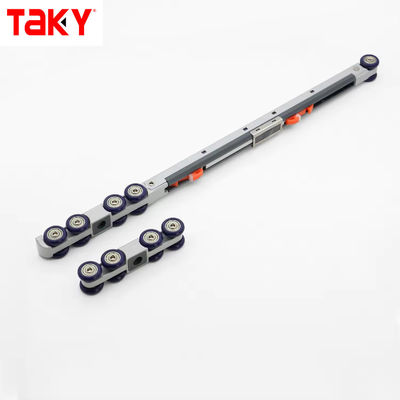 سعر جيد أثاث باب منزلق مزدوج مع إغلاق ناعم بـ 8 عجلات مع عجلة تقليدية معاصرة الانترنت