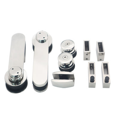 سعر جيد اكسسوارات كابينة جانبية بباب مزدوج من الفولاذ المقاوم للصدأ قضيب تثبيت مربع تركيب منزلق للدش الانترنت