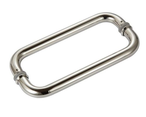 سعر جيد مقابض باب زجاجية من الفولاذ المقاوم للصدأ بلمسة نهائية من الكروم المصقول للطراز المعاصر الانترنت