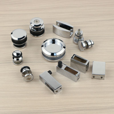 أجهزة باب زجاجي منزلق لغرفة الاستحمام تصميم متين من الفولاذ المقاوم للصدأ للخدمة الشاقة