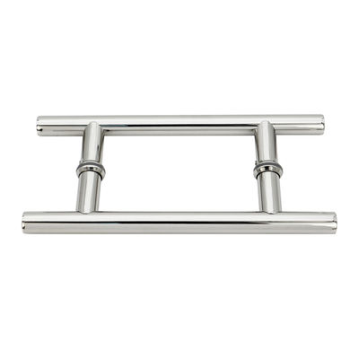 سعر جيد مقبض باب منزلق على شكل حرف H شديد التحمل مقاس 16 بوصة للأبواب ذات الدفع والسحب مزدوجة الجوانب من الكروم الانترنت