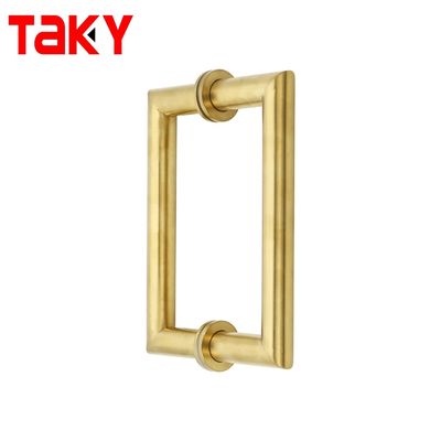 سعر جيد البولندية النهاية طويلة مدخل الباب الرئيسي مع 203 * 203mm الذهب الوردي سحب مقبض الانترنت