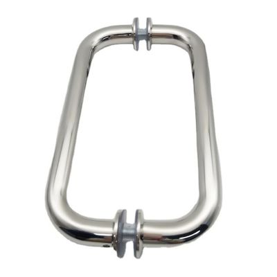 مقبض سحب ذهبي وردي لباب الدش بسماكة 8-12 مم مع أنبوب بسماكة 1.0 مم