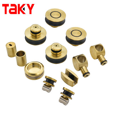 سعر جيد عالية الجودة بدون إطار الزنك سبائك الزحف زجاجية الباب الأجهزة دش الباب أجهزة مجموعة الانترنت