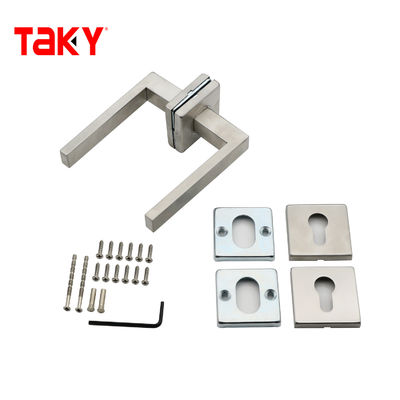 علبة الباب الزجاجية من الفولاذ المقاوم للصدأ التصميم الحديث