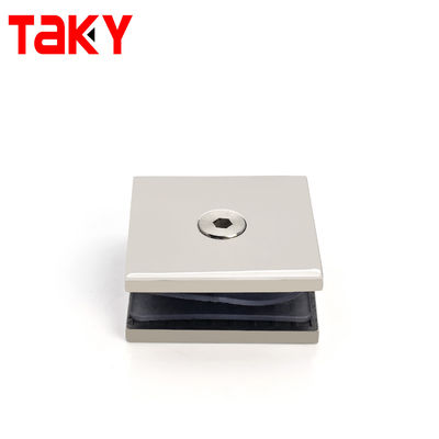 سعر جيد 0 درجة ثقب واحد مربع دش زجاج الباب المشبك جدار الحمام إلى مشبك تثبيت زجاجي الانترنت