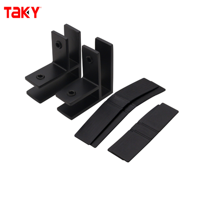 الزجاج من الفولاذ المقاوم للصدأ المقبض حوض السباحة السياج الباب الزجاج إلى الجدار الزجاج مقطعة