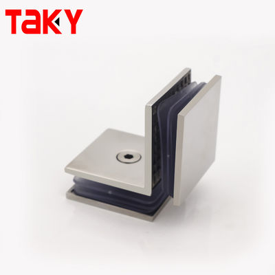 مصنع الشركة المصنعة 90 درجة زجاج الدرابزين المشبك لوحة مزدوجة كليب زجاج الباب المشابك