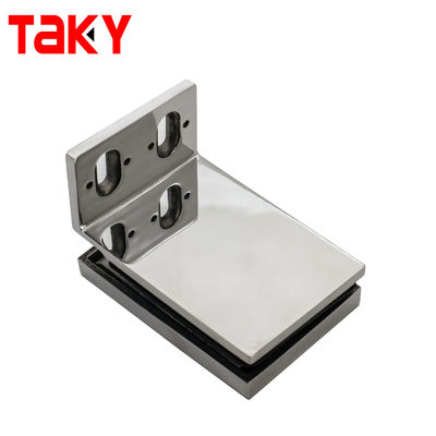 الحاجز الحمام الزجاجي النحاسي الحديث الناعم المغلق الصلب لل 8-12 ملم أبواب الاستحمام بدون إطار